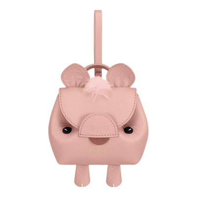 【26新品】Polene波灵恩The Nanonimals牛皮小动物迷你包挂饰Pigi