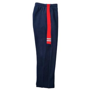 藏蓝色大红短宽杠压2反光条加绒学生校服裤子高中男女四季校定制