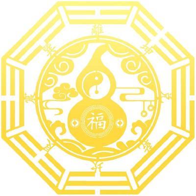 镜子对卧室门贴纸挂件