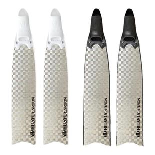 HUAYU CARBON华宇自由潜男脚蹼纯碳纤维渔猎脚蹼女神长脚蹼水肺潜