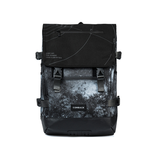 COMBACK潮流嘻哈双肩包大容量街头迷彩背包潮牌 休闲学生电脑书包