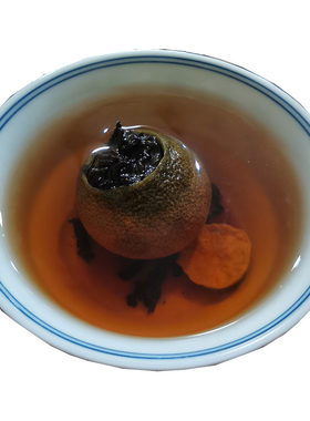 新会小青柑普洱茶叶陈皮普洱熟茶柑普茶陈皮普洱茶熟茶