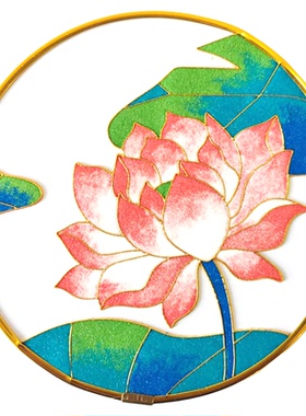 吉赣端午节珐琅画免掐丝材料包