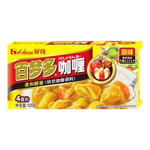 好侍百梦多咖喱块日式拌饭酱家用原味烹饪调味料鱼丸鸡肉饭咖喱料