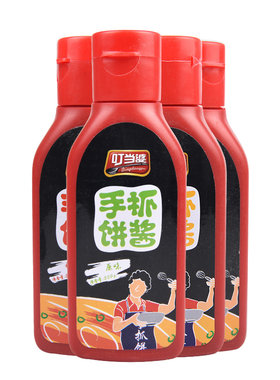 制作简单手抓饼酱叮当婆酱料