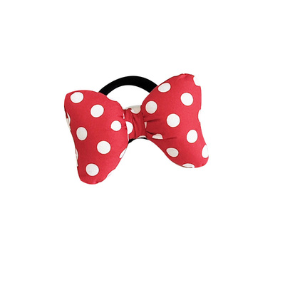 头饰可爱红色米奇蝴蝶结发圈发绳