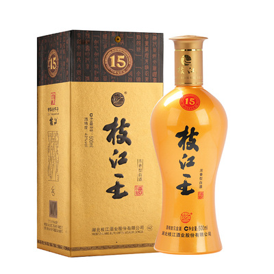 42度15年枝江王浓香型白酒
