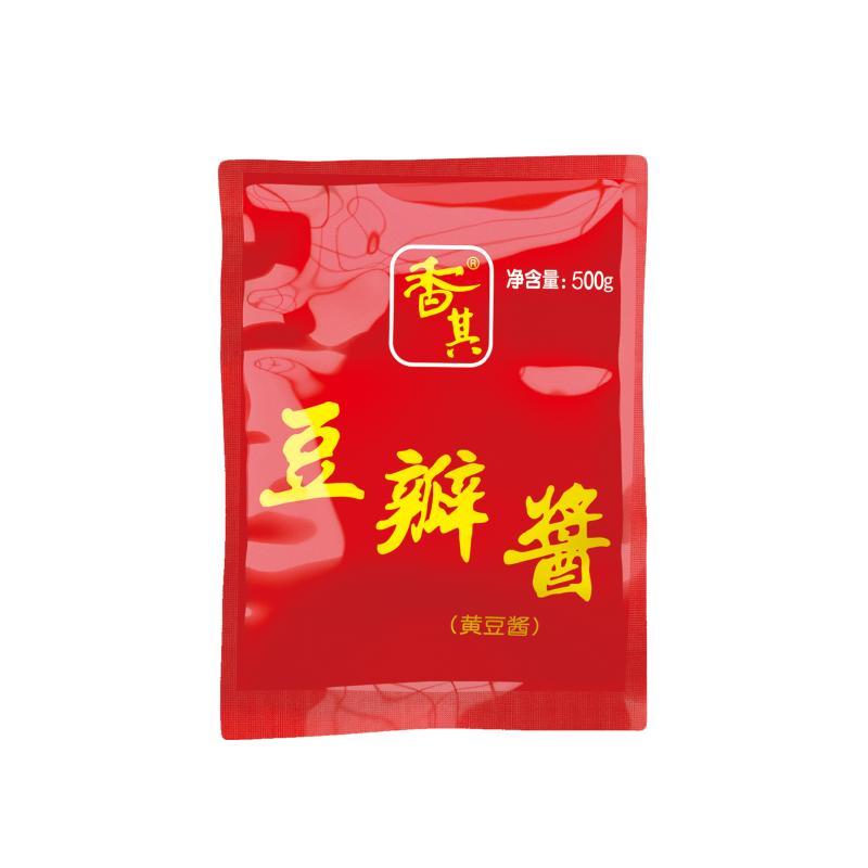 商用豆瓣酱500g*5袋东北大酱黄豆酱正宗农家大酱铁锅炖大葱蘸酱