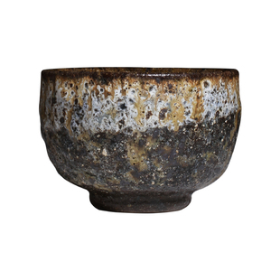 茶与器台湾省古川子老师岩矿茶杯老岩泥主人杯手工品茗杯早期作品