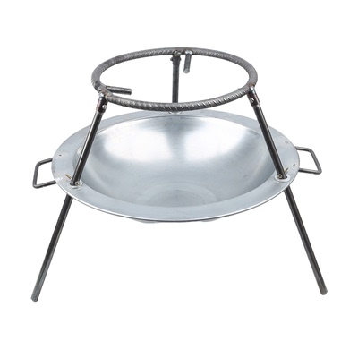 多功能三角支架户外篝火盆围炉三脚架烧火火锅三角家用老式锅架炉