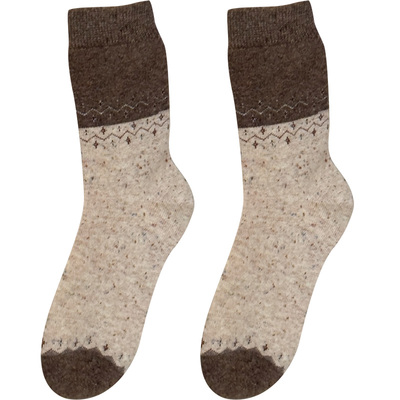 韩国保暖女羊毛软糯加厚保暖长袜