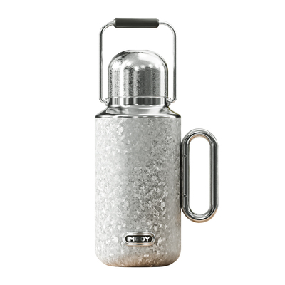 IMOGY艾曼纯钛保温杯冬季焖茶壶泡茶大容量钛杯真空双层长效便携