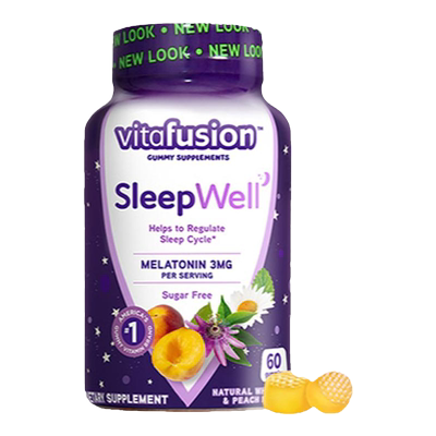 美国进口vitafusion褪黑素睡眠糖