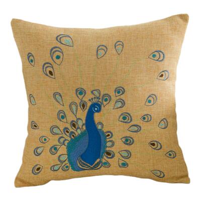 美式奢华亚麻正方北欧风抱枕套