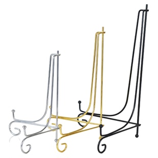 TQJ金属坐盘看盘挂盘架瓷盘子支架钟表工艺摆件底座奖牌展示托架