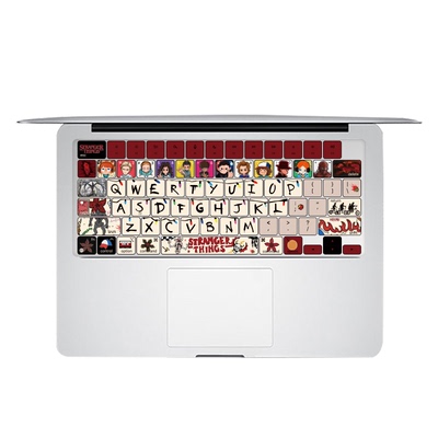 适用MacBook硅胶m2/3/4键盘膜pro13保护air苹果笔记本14/15大嘴花