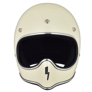 汤普森  新款复古头盔玻璃钢闪电造型 MT05摩托车头盔 3C安全认证