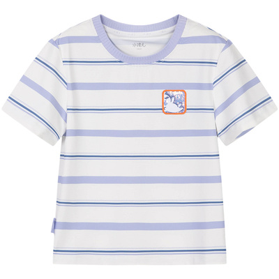 【防晒凉感】水孩儿女童条纹T恤