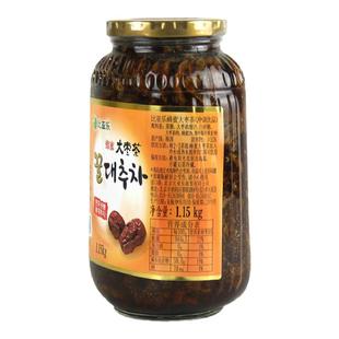 韩国进口比亚乐蜂蜜大枣红枣茶酱芦荟生姜1.15kg冲饮奶茶店原料