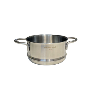 奶锅出双耳蒸笼啦 304不锈钢双耳蒸笼蒸屉蒸格沥水篮16/18/20cm