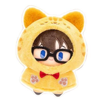 灵动创想名侦探柯南猫咪斗篷系列布毛绒盲盒玩具正版公仔玩偶挂件
