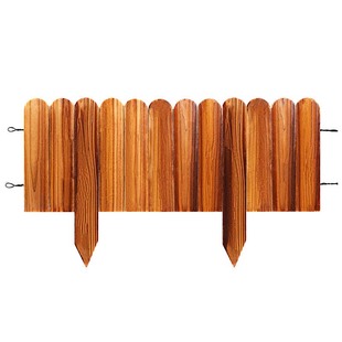 防腐木栅栏花园围栏户外庭院挡土篱笆小院阳台花坛菜园可弯曲围挡