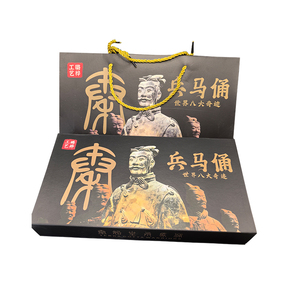 秦兵马俑五件套臻品套装摆件送礼