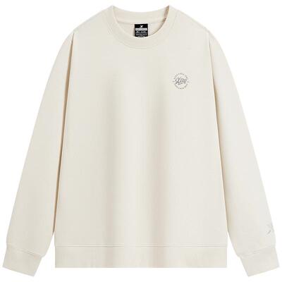 特步卫衣女款2025秋季新款休闲时尚潮流百搭女子圆领套头运动上衣