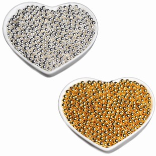 亮金色银色光面隔珠子DIY藏银手工红绳水晶手链项链隔珠配珠单颗