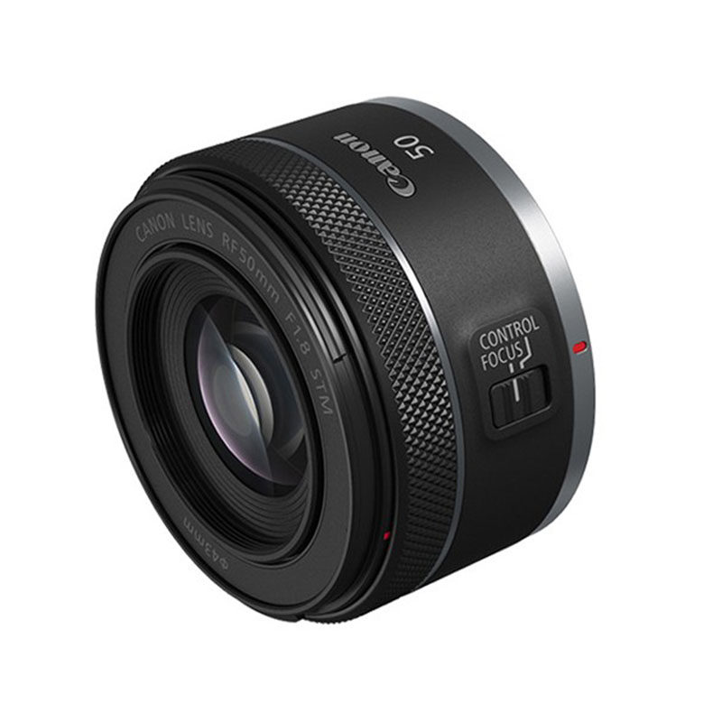 佳能RF50 F1.8 STM小痰盂定焦人像镜头微单相机大光圈全画幅501.8