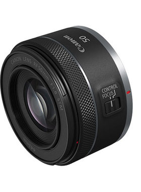 佳能RF50 F1.8 STM小痰盂定焦人像镜头微单相机大光圈全画幅501.8