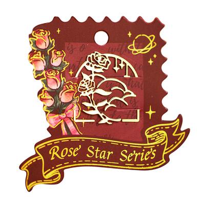 玫瑰金属书签定制古典中国风复古高级感黄铜故宫文创精致纪念品小学生礼物励志奖励创意文具礼品可订制logo