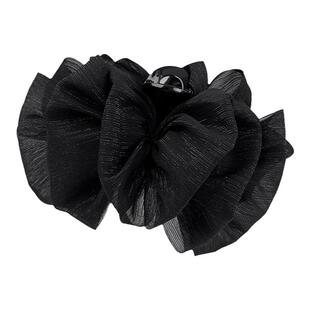 云朵泡泡抓夹中号短发量少半扎发发夹女后脑勺蝴蝶结高级感鲨鱼夹