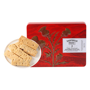 新品 英国原装进口爱丁博格饼屋 精选礼庆曲奇铁罐礼盒500g