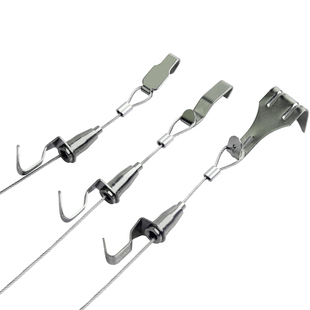 钢丝绳挂画器可调节挂画绳挂画钩钢丝挂绳挂画挂钩挂画轨道挂画线