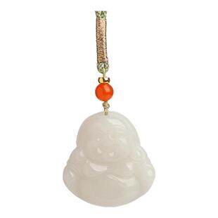 宫里上新和田玉吊坠女生佛公玉佛项链挂绳毛衣链玉石玉坠生日礼物