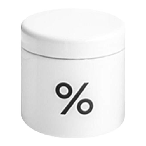 % Arabica阿拉比卡咖啡豆罐日式搪瓷百分号密封罐储存罐