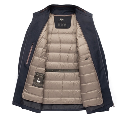 皮尔卡丹中老年男士鹅绒服