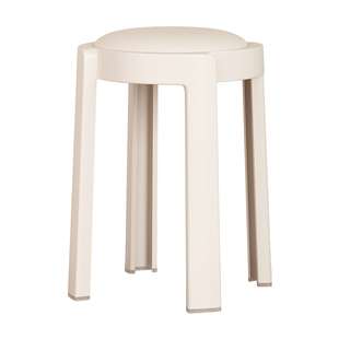 塑料凳子家用结实耐用可叠放软包圆凳高级感加厚客厅板凳备用椅子