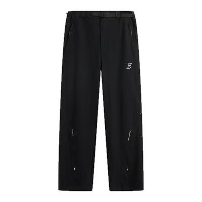 李宁正品NINEPointNINE联名系列男子反光休闲百搭直筒长裤AKXU643