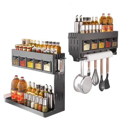 调料置物架壁挂式多功能免打孔