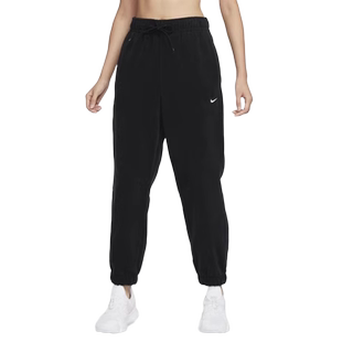 Nike耐克女子束脚裤冬新款宽松收口保暖摇粒绒运动长裤FB5579-010