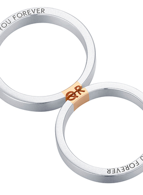 情侣戒指9K金原创定制