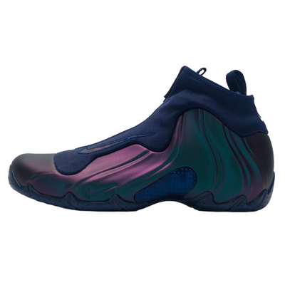 NIKE耐克男鞋Air Flightposite黑紫运动鞋中帮复古篮球鞋 HJ4481