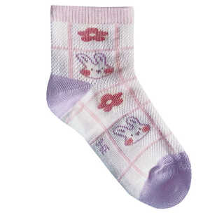 六指鼠透气0-15岁宝宝袜子薄款纯棉男女童洞洞网眼学生儿童袜子夏