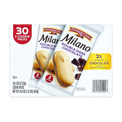 超大箱Milano非凡米兰黑巧克饼干