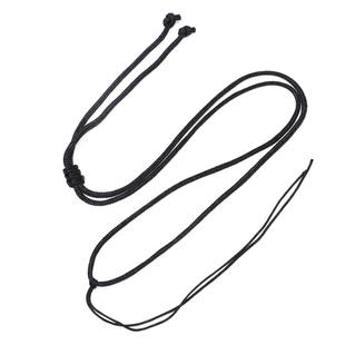 2mm粗平结双推项链绳蜡皮绳男女款翡翠黑红绳挂坠吊坠挂绳半成品