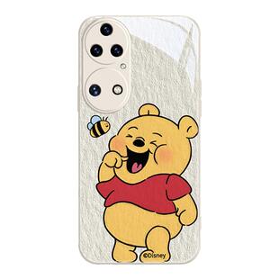 适用华为mate60pro手机壳50迪士尼40维尼熊30p60p50p40荣耀100小熊维尼90新款80magic5x50黄色nova11女10/7