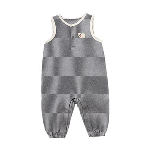 【新品】OAK FAMILY宝宝背带裤春秋超萌连身裤婴儿背心连体衣