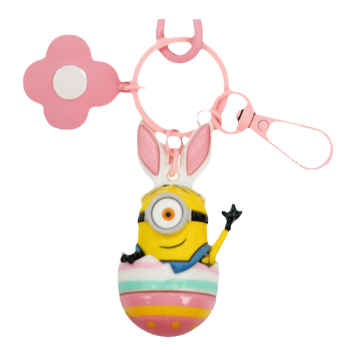正版小黄人鲍勃彩蛋钥匙扣大眼萌神偷奶爸可爱包挂件饰品周边礼物